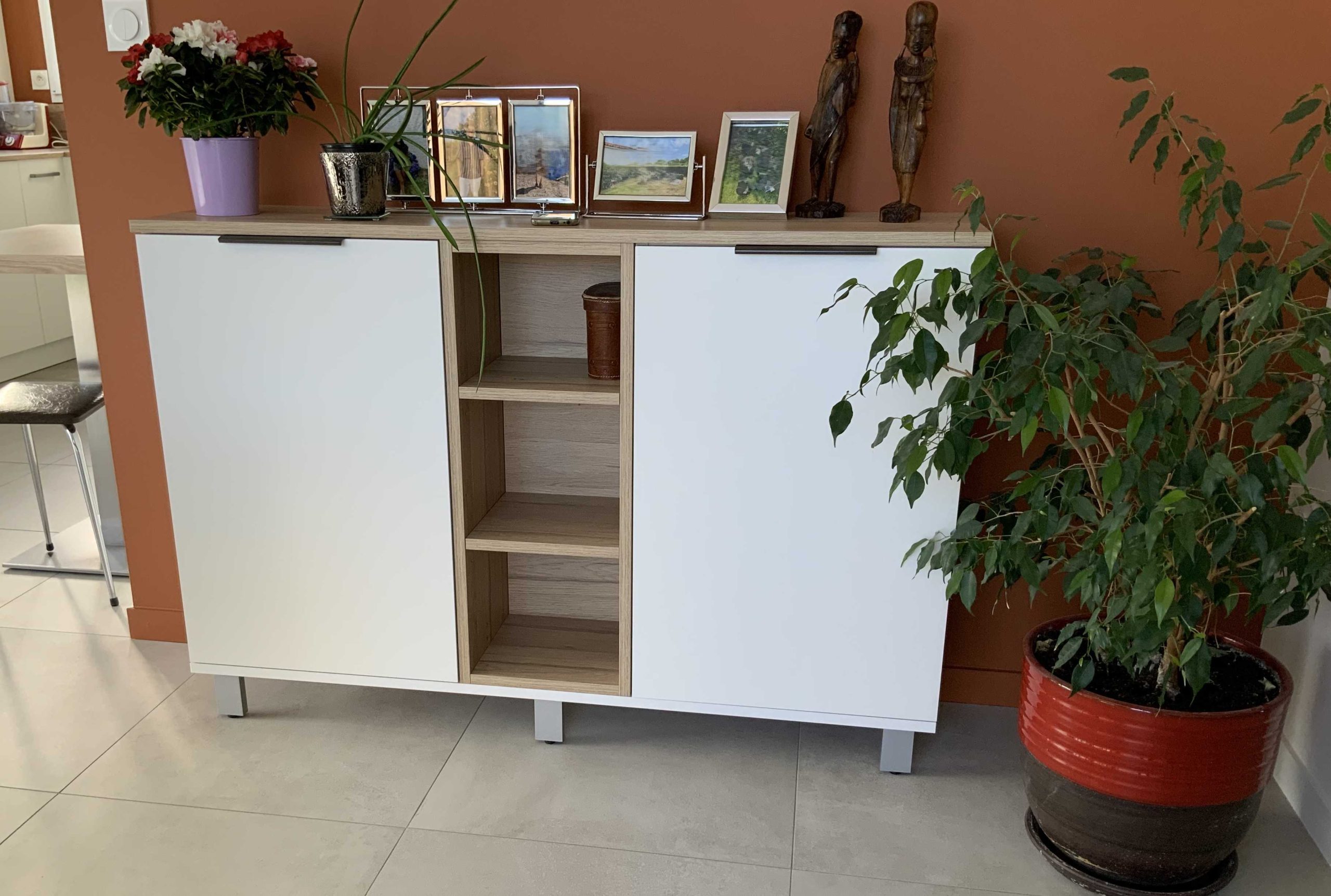 Meuble sur mesure pour salon salle à manger 