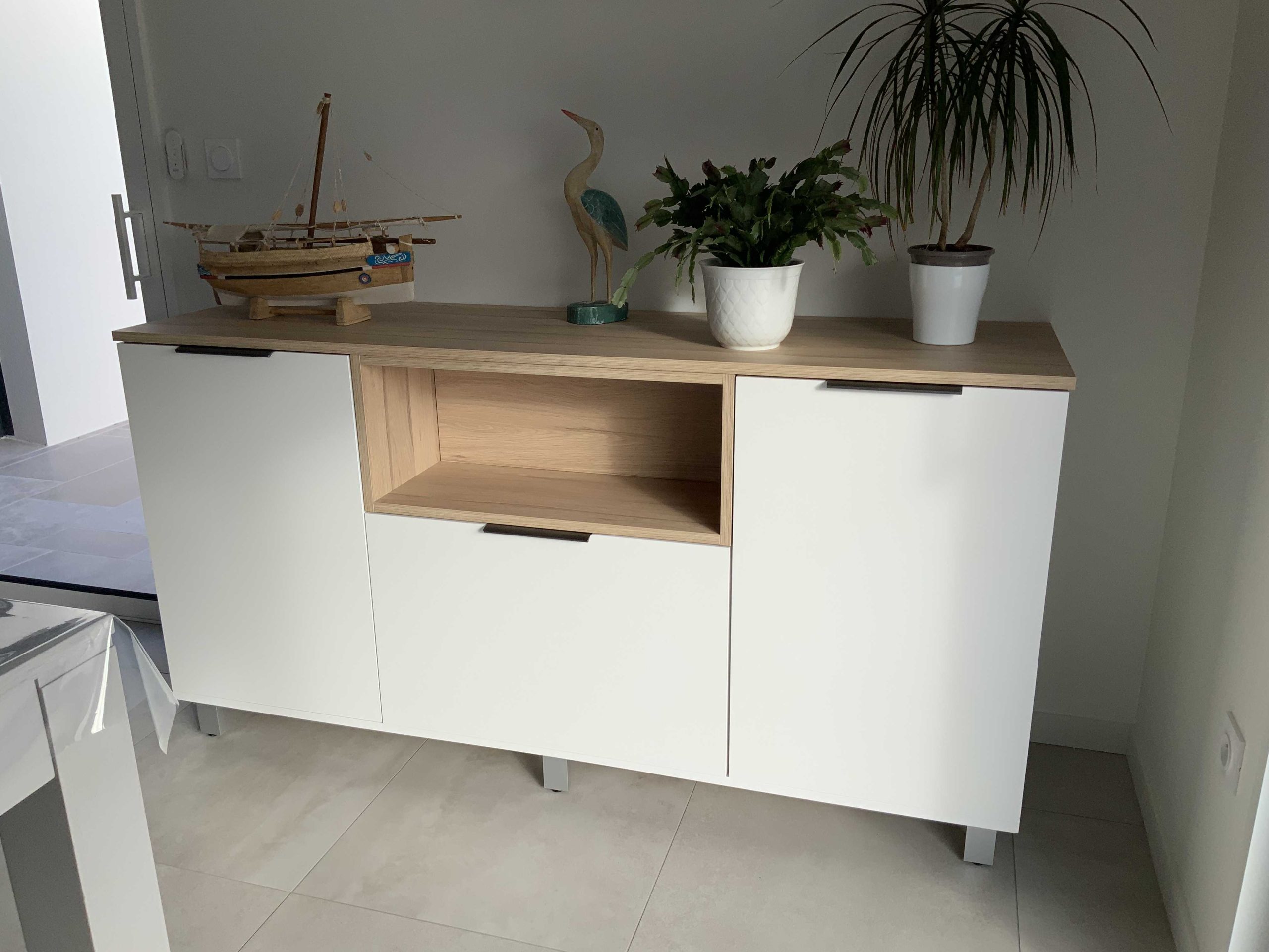 Meuble sur mesure pour salon/salle à manger 