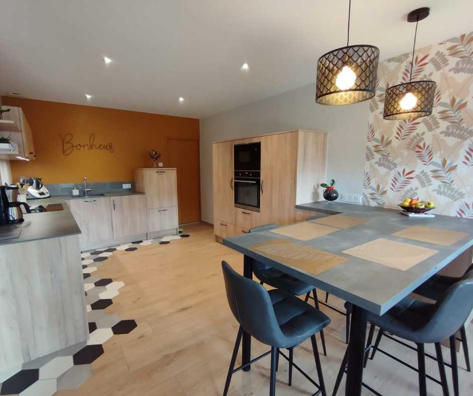 Agencement cuisine avec plan ceramique